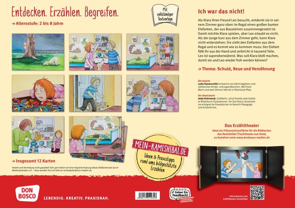 Produktbild: Ich war das nicht! Kamishibai Bildkartenset