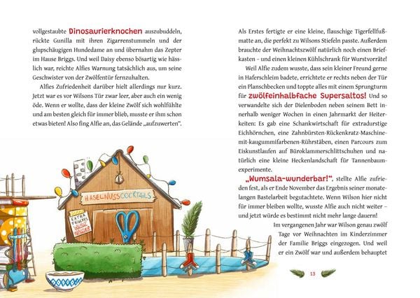 Produktbild: Der Weihnachtszw&ouml;lf - Durch die Wichtelt&uuml;r ins Abenteuer