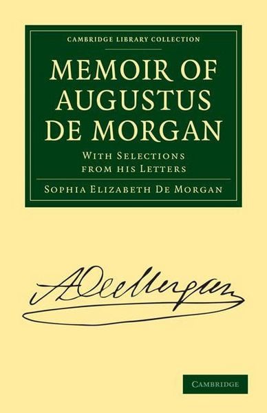 Produktbild: Memoir of Augustus de Morgan
