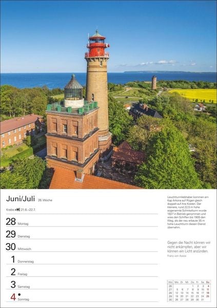 Produktbild: Deutsche K&uuml;sten Wochenplaner 2027 - Eine Reise in 53 Bildern