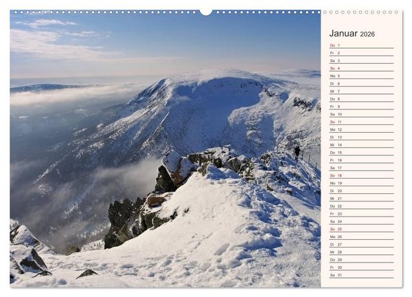 Produktbild: Riesengebirge - Zwischen Schlesien und B&ouml;hmen (Wandkalender 2026 DIN A2 quer), CALVENDO Monatskalender