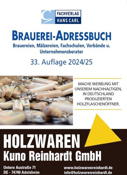 Produktbild: Brauerei-Adressbuch 2024/2025