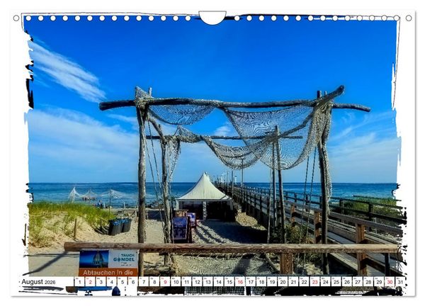 Produktbild: Zingst Sehnsucht nach Meer (Wandkalender 2026 DIN A4 quer), CALVENDO Monatskalender