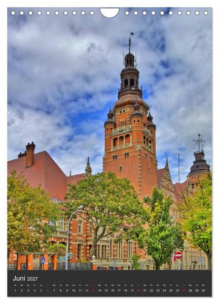 Produktbild: Stettin Szczecin (Wandkalender 2027 DIN A4 hoch), CALVENDO Monatskalender