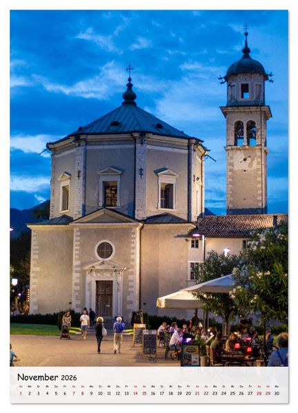 Produktbild: Riva del Garda ... und die Ponalestra&szlig;e (Wandkalender 2026 DIN A3 hoch), CALVENDO Monatskalender