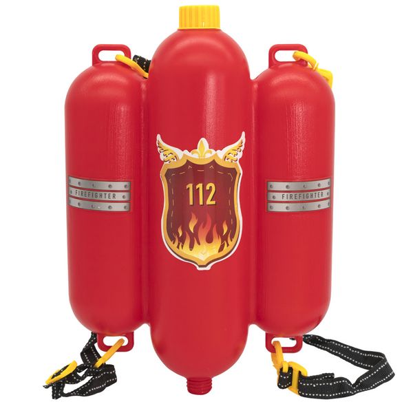 Produktbild: Idena Kinder-Feuerwehr-Wasserspritze mit verstellbarer D&uuml;se 2,2l Wassertank 40cm