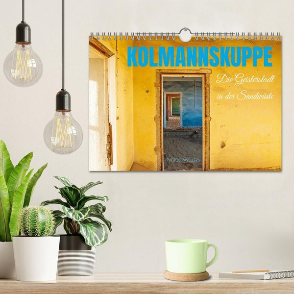 Produktbild: Kolmannskuppe Die Geisterstadt in der Sandw&uuml;ste (Wandkalender 2026 DIN A4 quer), CALVENDO Monatskalender