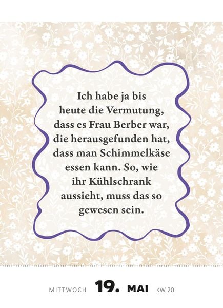 Produktbild: Abrei&szlig;kalender Renate Bergmann - Der Kalender 2027