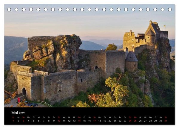 Produktbild: Die Wachau - Bezaubernde Orte an der Donau (Tischkalender 2026 DIN A5 quer), CALVENDO Monatskalender