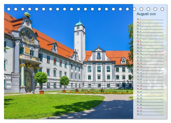 Produktbild: Romantisches Augsburg (Tischkalender 2026 DIN A5 quer), CALVENDO Monatskalender