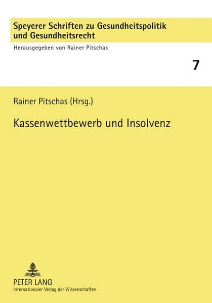 Produktbild: Kassenwettbewerb und Insolvenz