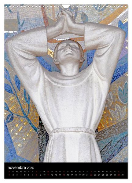 Produktbild: Lourdes en lumi&egrave;re (Calendrier mural 2026 DIN A3 horizontal), CALVENDO calendrier mensuel