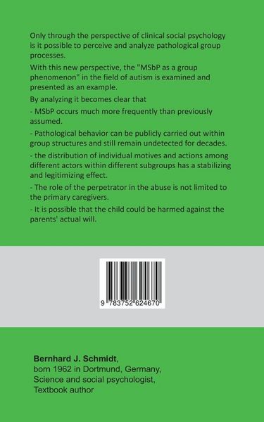 Produktbild: The Munchausen Syndrome by Proxy as a Group Phenomenon