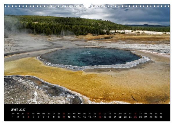 Produktbild: Yellowstone Un grand parc am&eacute;ricain (Calendrier mural 2027 DIN A3 vertical), CALVENDO calendrier mensuel