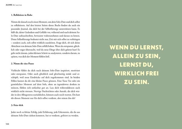 Produktbild: Alone but awesome &ndash; die Magie von Solo-Dates