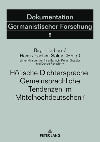 Produktbild: H&ouml;fische Dichtersprache. Gemeinsprachliche Tendenzen im Mittelhochdeutschen?
