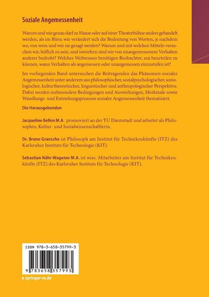 Produktbild: Soziale Angemessenheit
