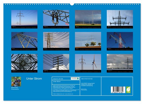 Produktbild: Unter Strom (hochwertiger Premium Wandkalender 2026 DIN A2 quer), Kunstdruck in Hochglanz