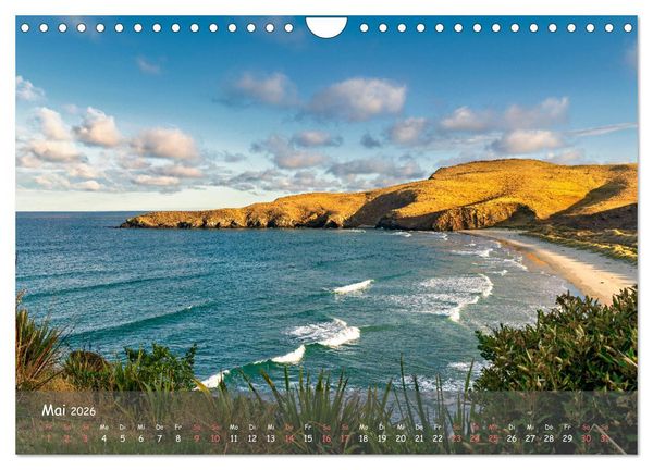 Produktbild: Neuseeland - Wo sich Himmel und Erde begegnen (Wandkalender 2026 DIN A4 quer), CALVENDO Monatskalender