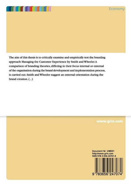 Produktbild: Successful Branding - A critical examination of Customer Experience Management for Persona International
