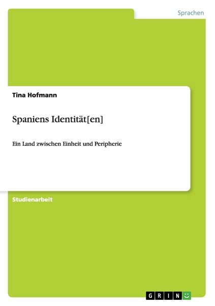 Produktbild: Spaniens Identit&auml;t[en]