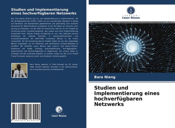 Produktbild: Studien und Implementierung eines hochverf&uuml;gbaren Netzwerks