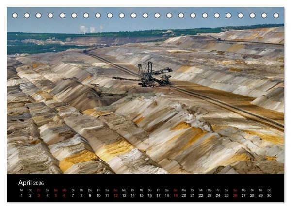Produktbild: Der Tagebau (Tischkalender 2026 DIN A5 quer), CALVENDO Monatskalender