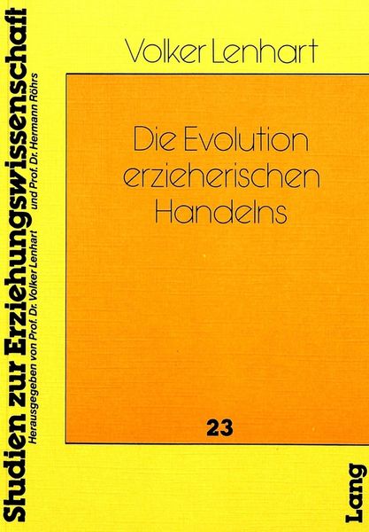 Produktbild: Die Evolution erzieherischen Handelns