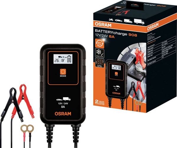 Produktbild: Osram Automotive OEBCS908 4052899620544 Automatikladeger&auml;t 12 V, 24V 4 A, 8A 4 A, 8A