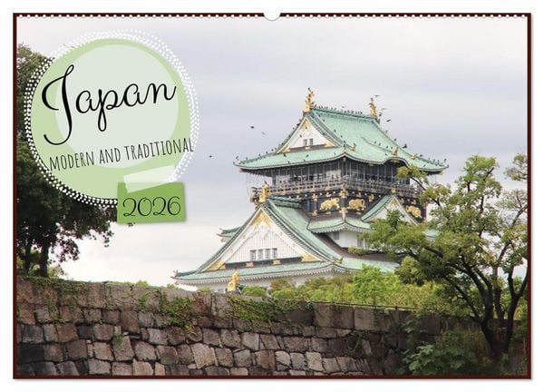Produktbild: Japan - modern and traditional (Wall Calendar 2026 DIN A2 landscape), CALVENDO 12 Month Wall Calendar