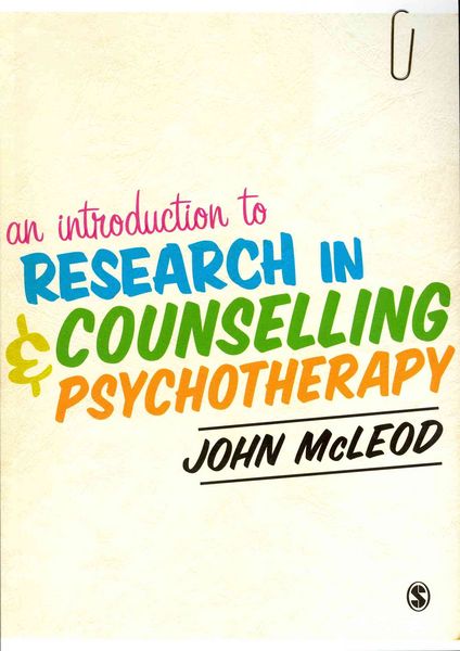Produktbild: An Introduction to Research in Counselling and Psychotherapy