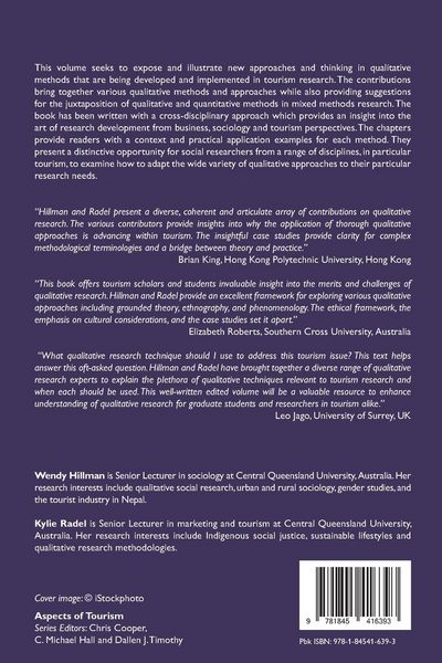 Produktbild: Qualitative Methods in Tourism Research