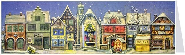 Midi-Adventskal. 'Die kleine Stadt'