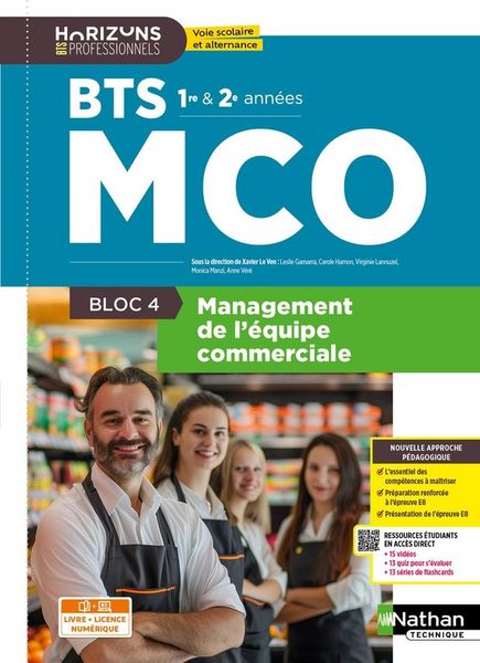 Produktbild: Bloc 4: Management de l Equipe Commerciale; Bts Mco 1re et 2e Annees
