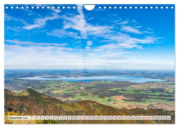 Produktbild: Wanderparadies Bayerische Alpen (Wandkalender 2026 DIN A4 quer), CALVENDO Monatskalender