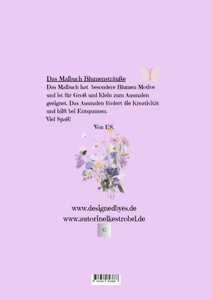 Produktbild: Malbuch Blumenstr&auml;u&szlig;e f&uuml; ralle Blumen und Bilder Ausmalen Freunde