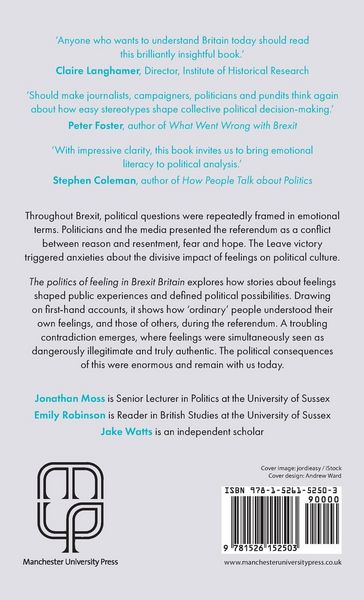Produktbild: The politics of feeling in Brexit Britain