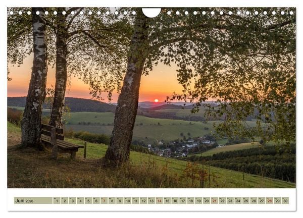 Produktbild: Sauerland - Land der tausend Berge (Wandkalender 2026 DIN A4 quer), CALVENDO Monatskalender