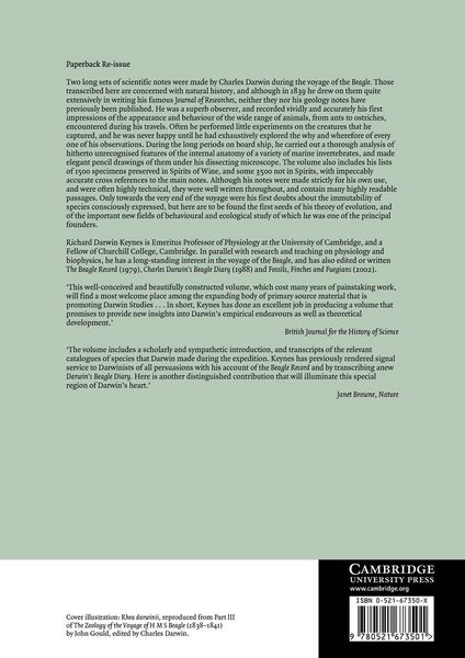 Produktbild: Charles Darwin's Zoology Notes and Specimen Lists from H. M. S. Beagle