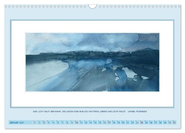 Produktbild: Licht und Linie (Wandkalender 2027 DIN A3 quer), CALVENDO Monatskalender