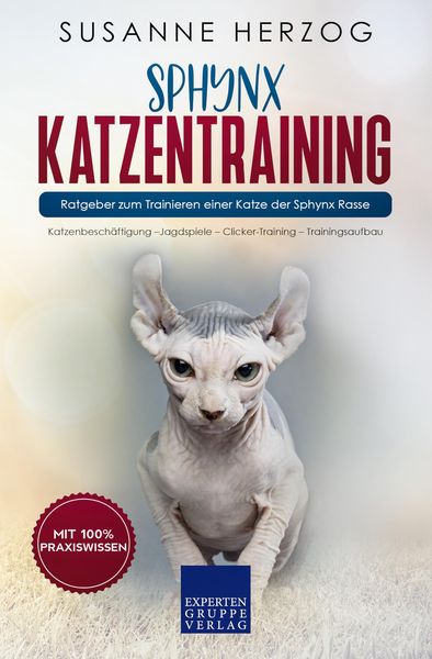 Produktbild: Sphynx Katzentraining - Ratgeber zum Trainieren einer Katze der Sphynx Rasse