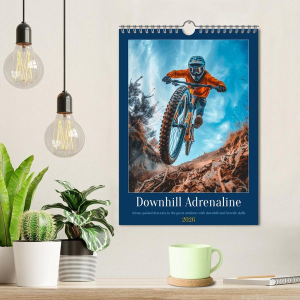Produktbild: Downhill Adrenaline (Wall Calendar 2026 DIN A4 portrait), CALVENDO 12 Month Wall Calendar