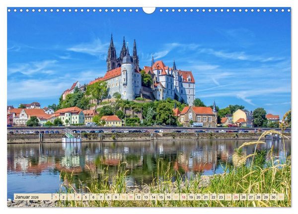 Produktbild: Reise durch Deutschland - Sachsen (Wandkalender 2026 DIN A3 quer), CALVENDO Monatskalender