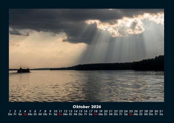 Produktbild: Die Seen der Erde 2026 Fotokalender DIN A4