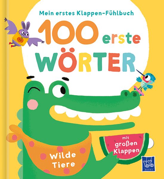 Produktbild: Mein erstes Klappen-F&uuml;hlbuch - 100 erste W&ouml;rter - Wilde Tiere