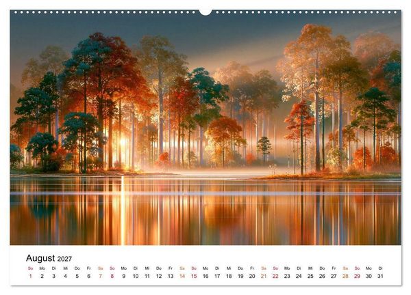 Produktbild: Zeitreise Natur (Wandkalender 2027 DIN A2 quer), CALVENDO Monatskalender