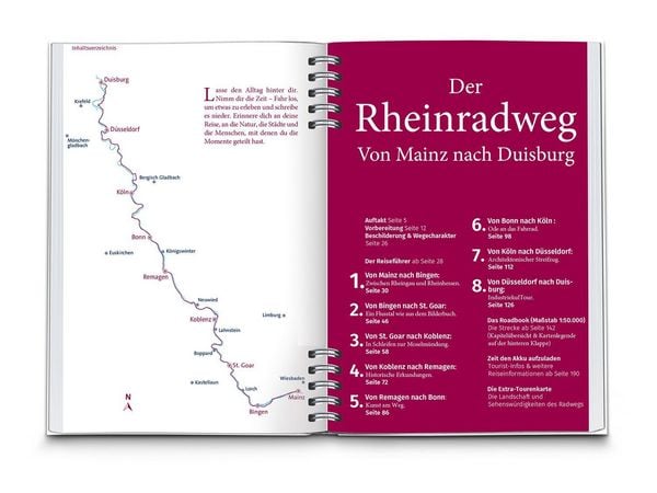 Produktbild: KOMPASS Radreisef&uuml;hrer Rheinradweg
