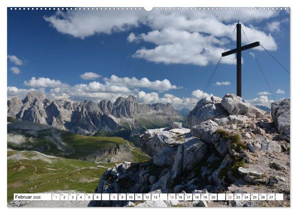 Produktbild: Seiser Alm Sommer (hochwertiger Premium Wandkalender 2026 DIN A2 quer), Kunstdruck in Hochglanz