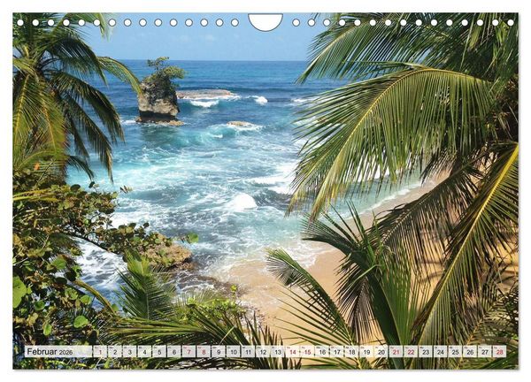 Produktbild: Costa Rica - Lebensfreude pur (Wandkalender 2026 DIN A4 quer), CALVENDO Monatskalender
