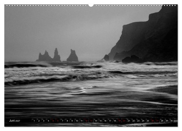 Produktbild: Dramatik in SW (Wandkalender 2027 DIN A2 quer), CALVENDO Monatskalender